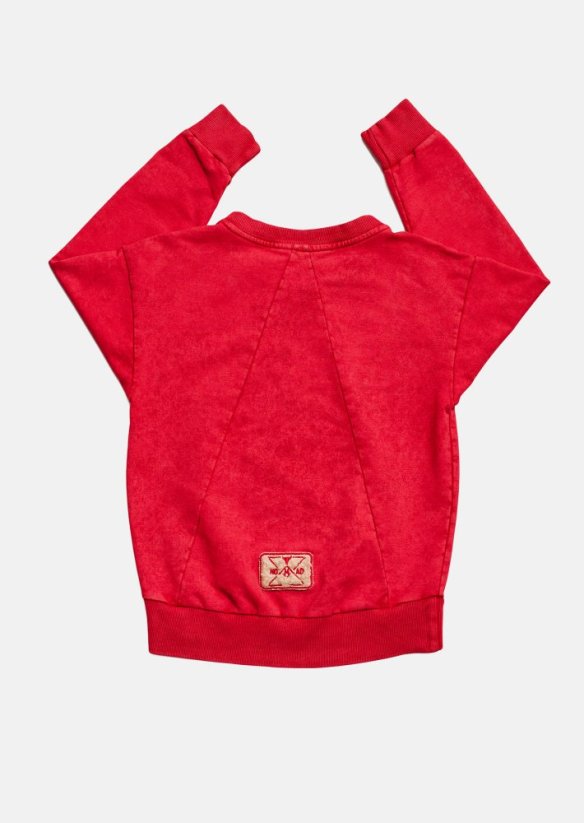 NOMAD SWEATSHIRT RED/ Detská mikina