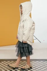 TULLE SKIRT graphite / Dievčenská tylová sukňa