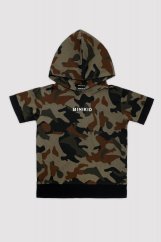 CAMO H- T-SHIRT / Tričko s kapucňou