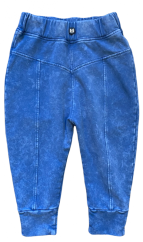 Nohavice VINTAGE NAVY STRAIGHT CUT PANTS