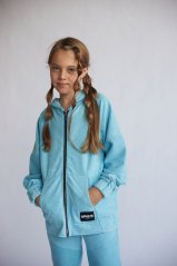 BLUE SKY PANEL HOODIE / Detská mikina