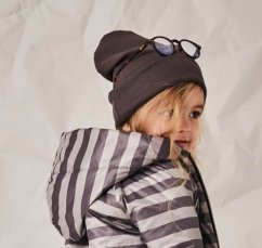 RIBBING BEANIE AUBERGINE