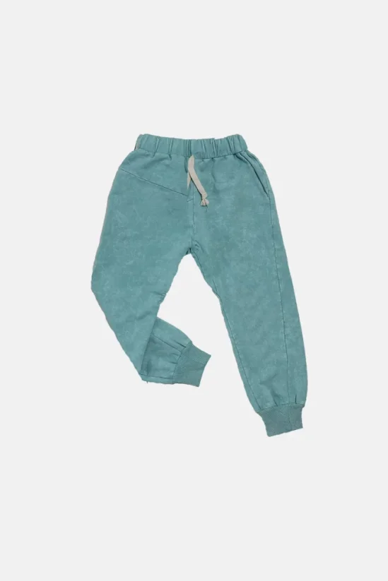 NOHAVICE SHAPE WELT PANTS mint - Veľkosť Booso: 4/5 rokov