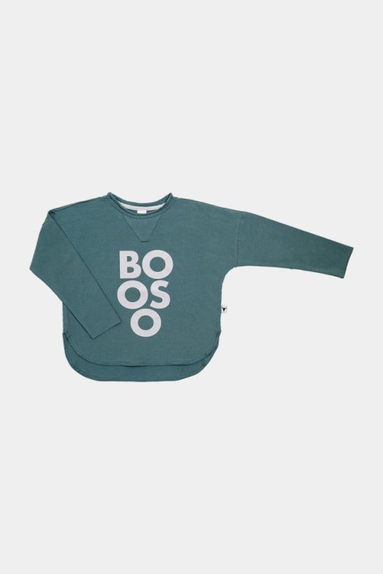 Tričko GREEN BOOSO LONGSLEEVE green/gray - Veľkosť Booso: 10/11 rokov