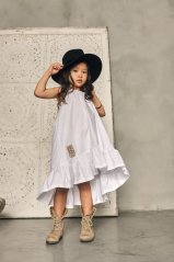 WAVE LONG DRESS / Dlhé šaty s volánom