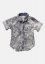 JEANS SHIRT gray / Džínsová košeľa s krátkym rukávom - Veľkosť Booso: 10/11 rokov