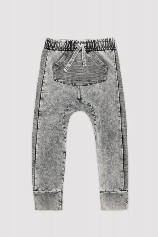 Nohavice RELAXED ACID GREY JOGGERS - Veľkosť: 98/104