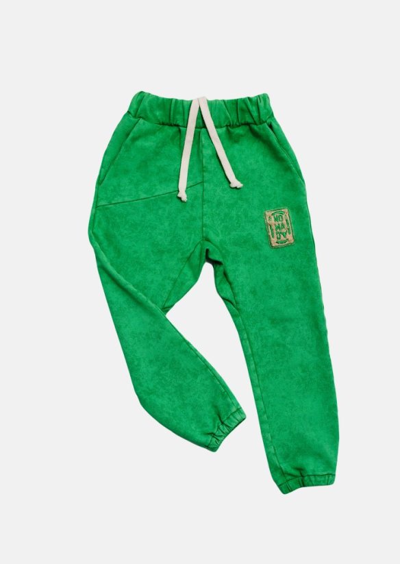 NOHAVICE SHAPE NOMAD PANTS green - Veľkosť Booso: 2/3 roky