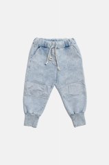 NOHAVICE PATCH PANTS acid blue