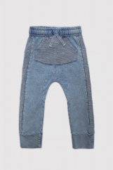 Nohavice RELAXED JOGGERS MARMO BLUE BIKER