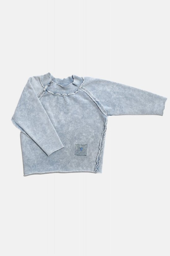 SIMPLE BISON ACID SWEATSHIRT light blue / Detská mikina
