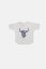 BISON IVORY TEE white/black/blue / Detské tričko - Veľkosť Booso: 4/5 rokov