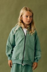 Khaki Pocket Hoodie / Detská mikina