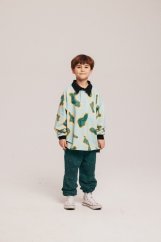 VINTAGE GREEN PANEL PANTS / Detské nohavice