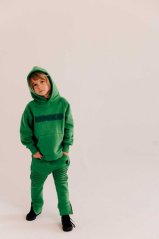 Mikina BLUR GREEN HOODIE