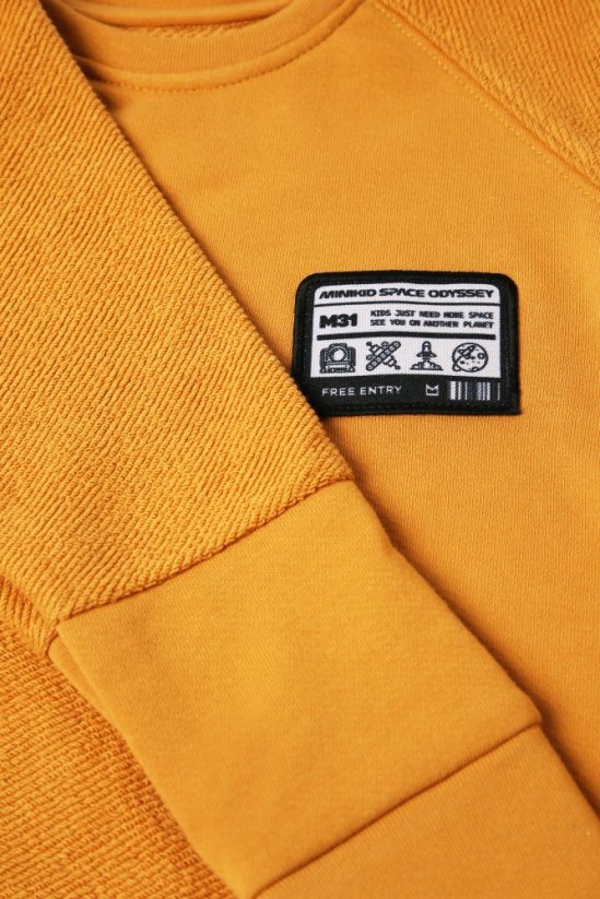 MIKINA MUSTARD MINIKID LOGO