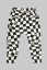 Nohavice B&W CHECKERED BAGGY