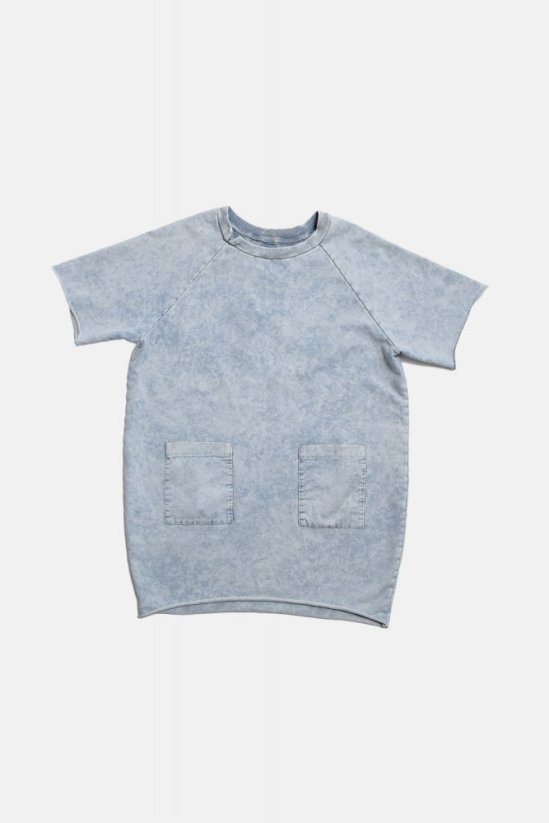 POCKET DRESS ACID light blue / Dievčenské šaty - Veľkosť Booso: 2/3 roky