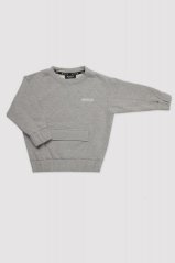 QUILTED GREY MINIKID SWEATSHIRT / Prešívaná mikina