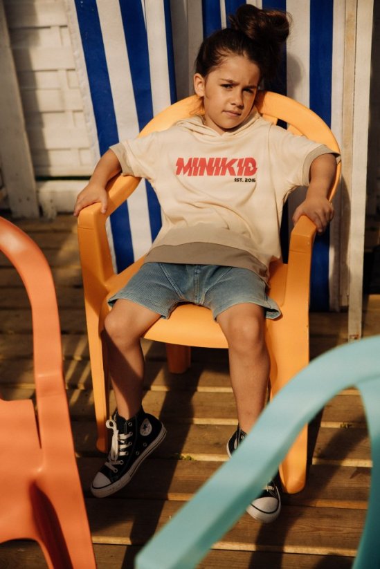 MINIKID BLUE SHORTS / Šortky - Veľkosť: 110/116