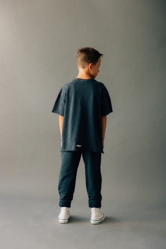 Vintage Black Patched Pants / Detské nohavice