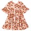 Boho šaty Pale Pink Hearts - Veľkosť: 122/128