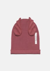 RIBBING BEANIE WINGS deep pink / Čiapka s krídlami