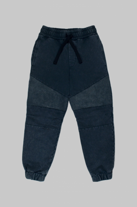 VINTAGE BLACK PANEL PANTS / Detské nohavice