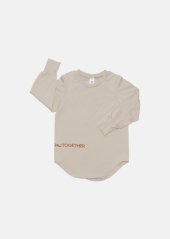 WELT LONGSLEEVE ivory/terra / Tričko s dlhým rukávom