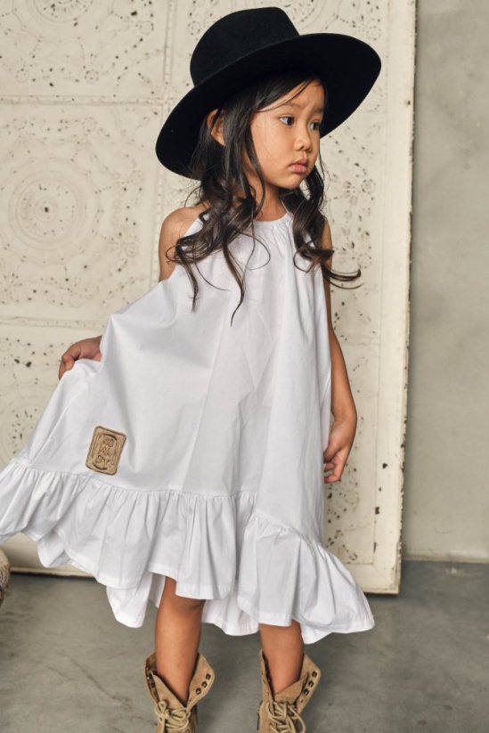 WAVE LONG DRESS / Dlhé šaty s volánom