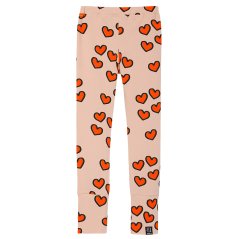 Legíny Pale pink hearts
