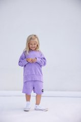 Mikina VIOLET PUFF SWEATSHIRT