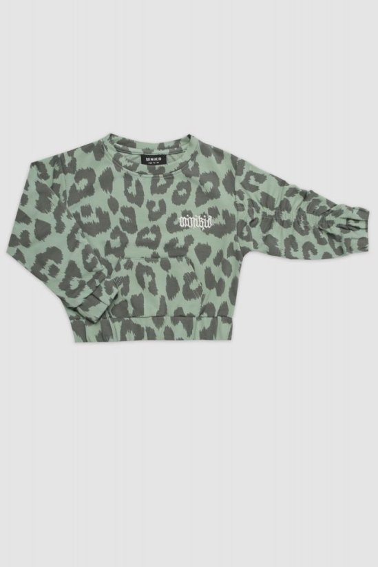 Mikina GREEN LEO PINCHED