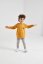 MIKINA MUSTARD MINIKID LOGO
