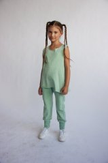 VINTAGE MINT BAGGY PANTS / Detské nohavice