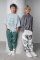 STRIPED VINTAGE PANTS green / Detské nohavice