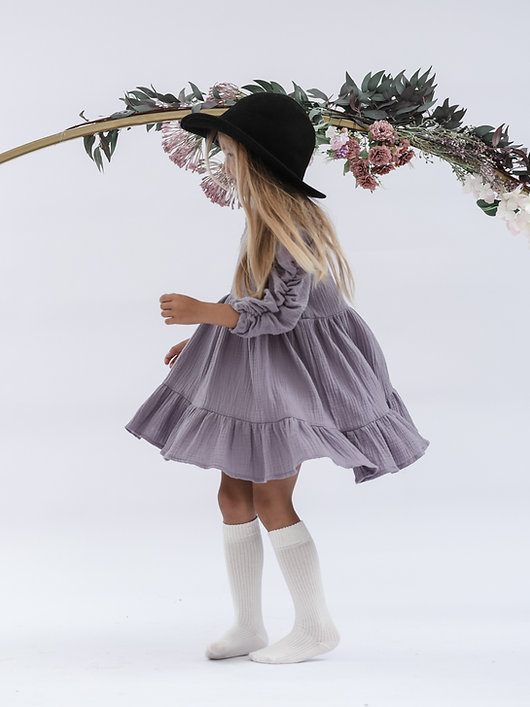 Dievčenské šaty Valentina Violet Spirit - Veľkosť: 110/116