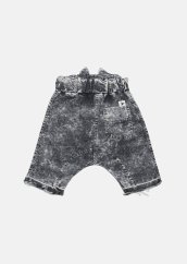 JEANS ACID SHORTS black / Šortky