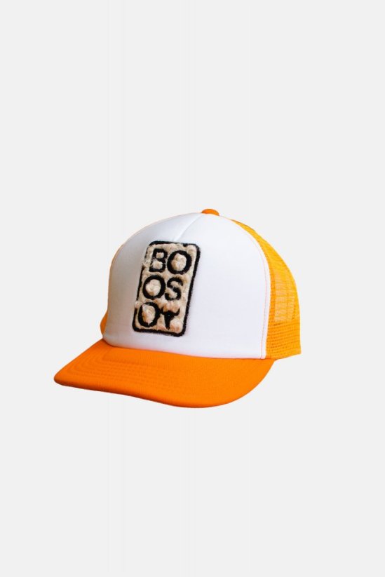 BOOSO ORANGE CAP orange/white / Šiltovka so sieťkou