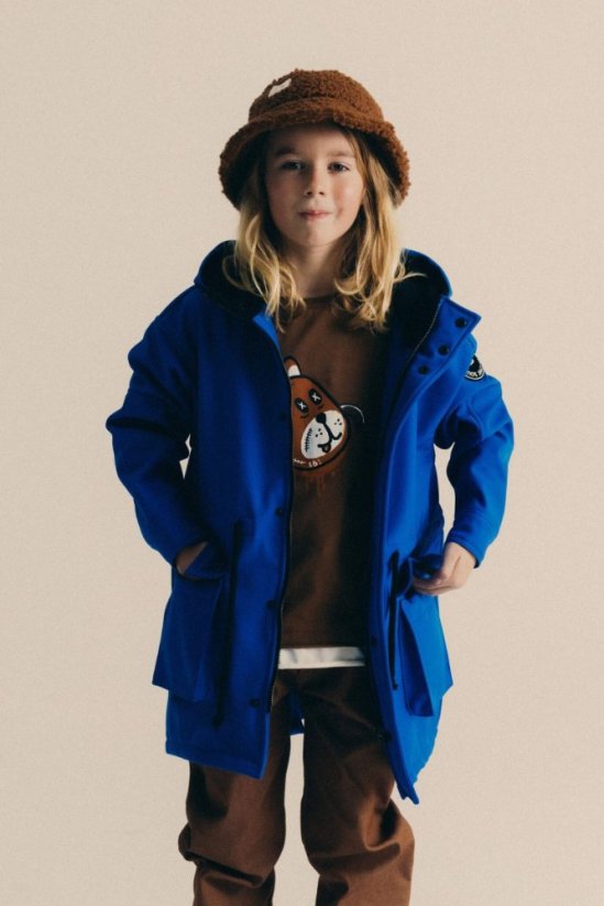 Softshell Navy Parka / Detská softshellová bunda