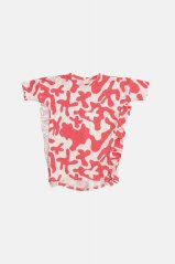 SPLASH FRILL DRESS coral / Dievčenské šaty