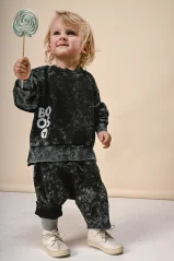 Mikina BOOSO VINTAGE SWEATSHIRT black