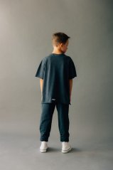 Vintage Black Patched Pants / Detské nohavice