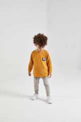 MIKINA MUSTARD MINIKID LOGO