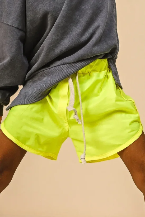 KÚPACIE ŠORTKY SWIM SHORT neon yellow