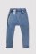 Nohavice Marmo Blue Zipper Joggers