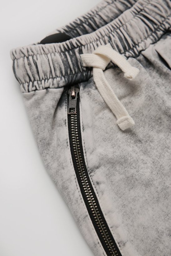 Nohavice ACID GREY ZIPPER JOGGERS - Veľkosť: 110/116