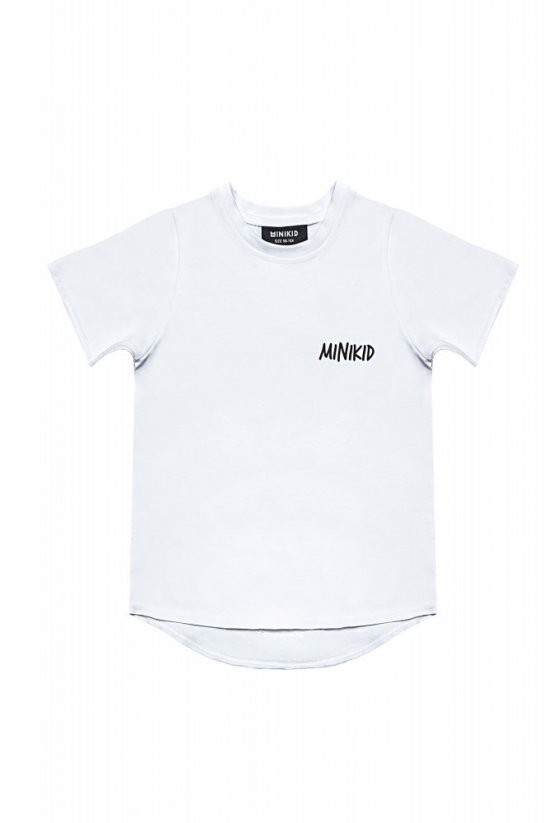 Biele tričko MINIKID CLASSICS - Veľkosť: 110/116