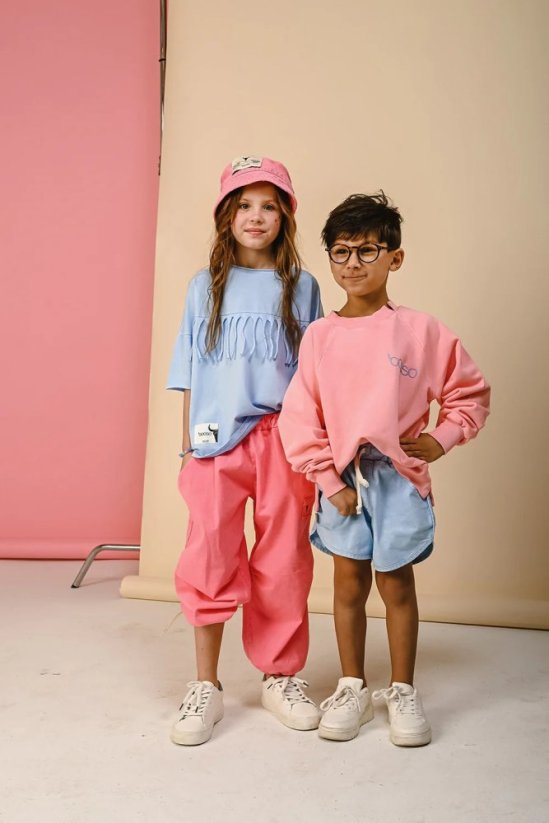 BUCKET HAT pink/ Detský klobúk