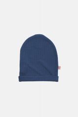 RIBBING BEANIE ocean blue / Detská čiapka